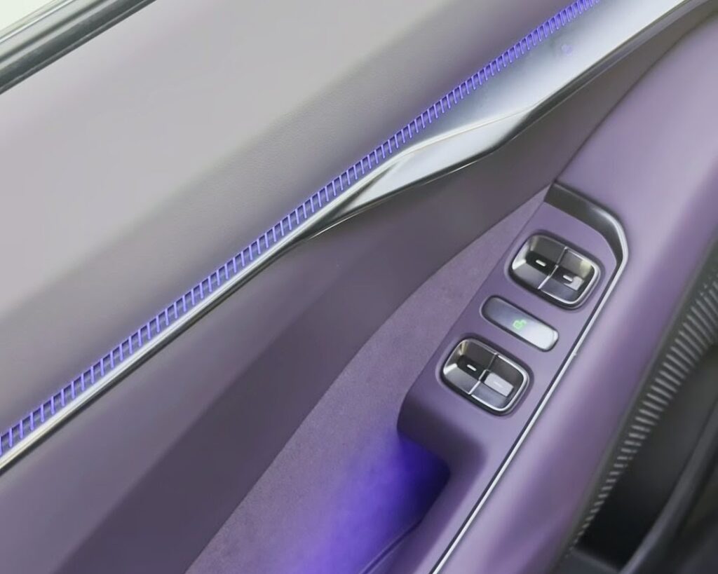 Xpeng P7 дверная карта фото