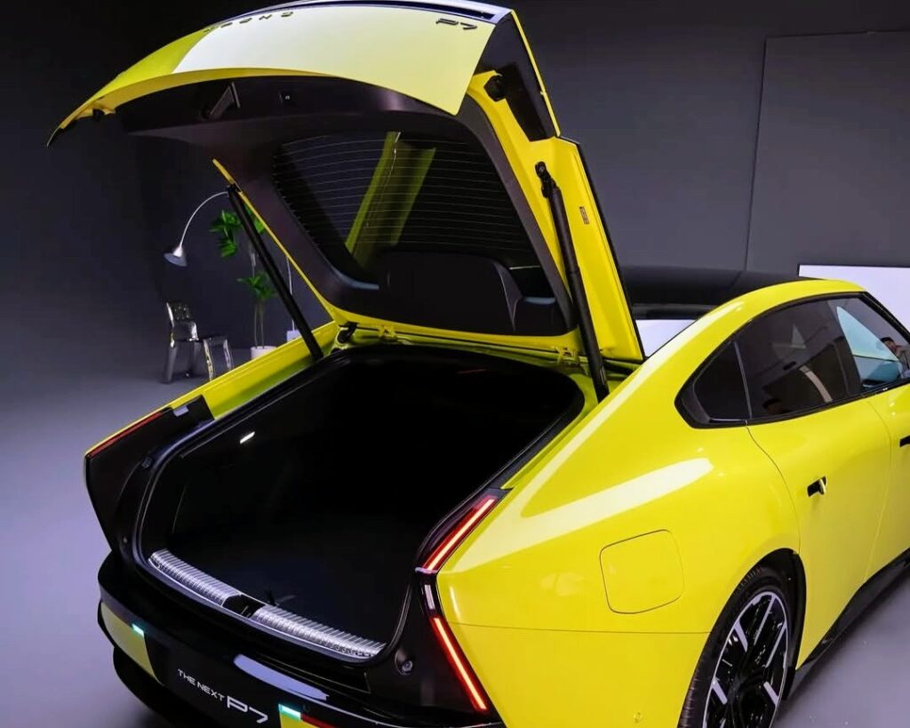 Xpeng P7 богажник фото