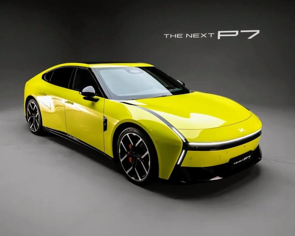 Xpeng P7 внешний вид авто